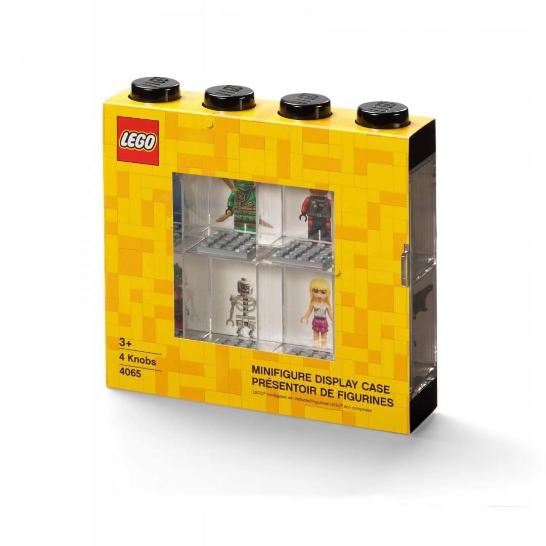 Lego sběratelská skříňka na 8 minifigurek černá