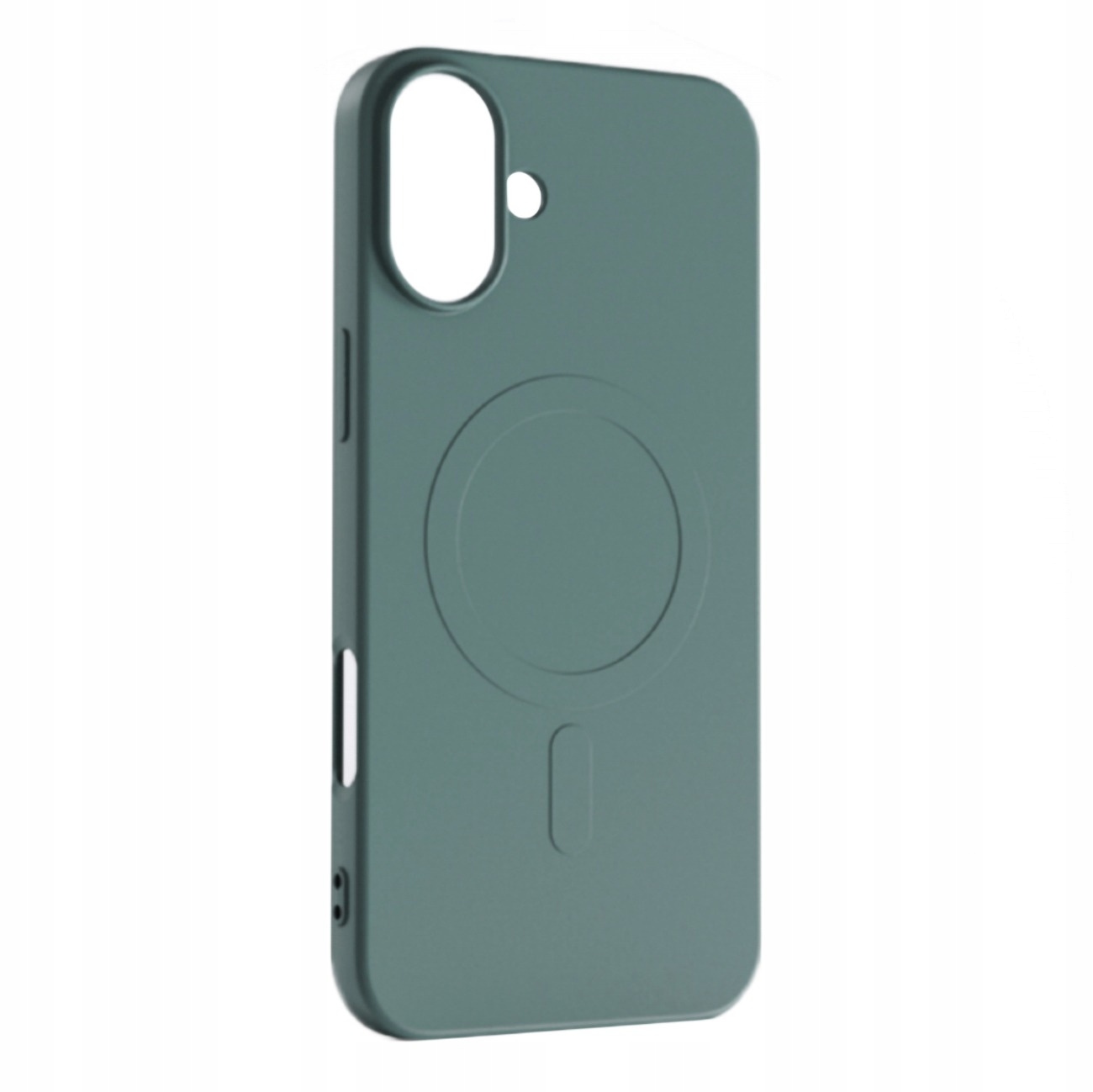 Etui Liquid Silicone Case MagSafe na iPhone 16 Pro Max ciemnozielone