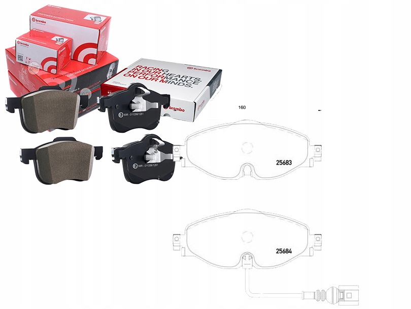 Brep 85 126 Brzdové Destičky Vw Golf VII 12- Asistent řidiče #33