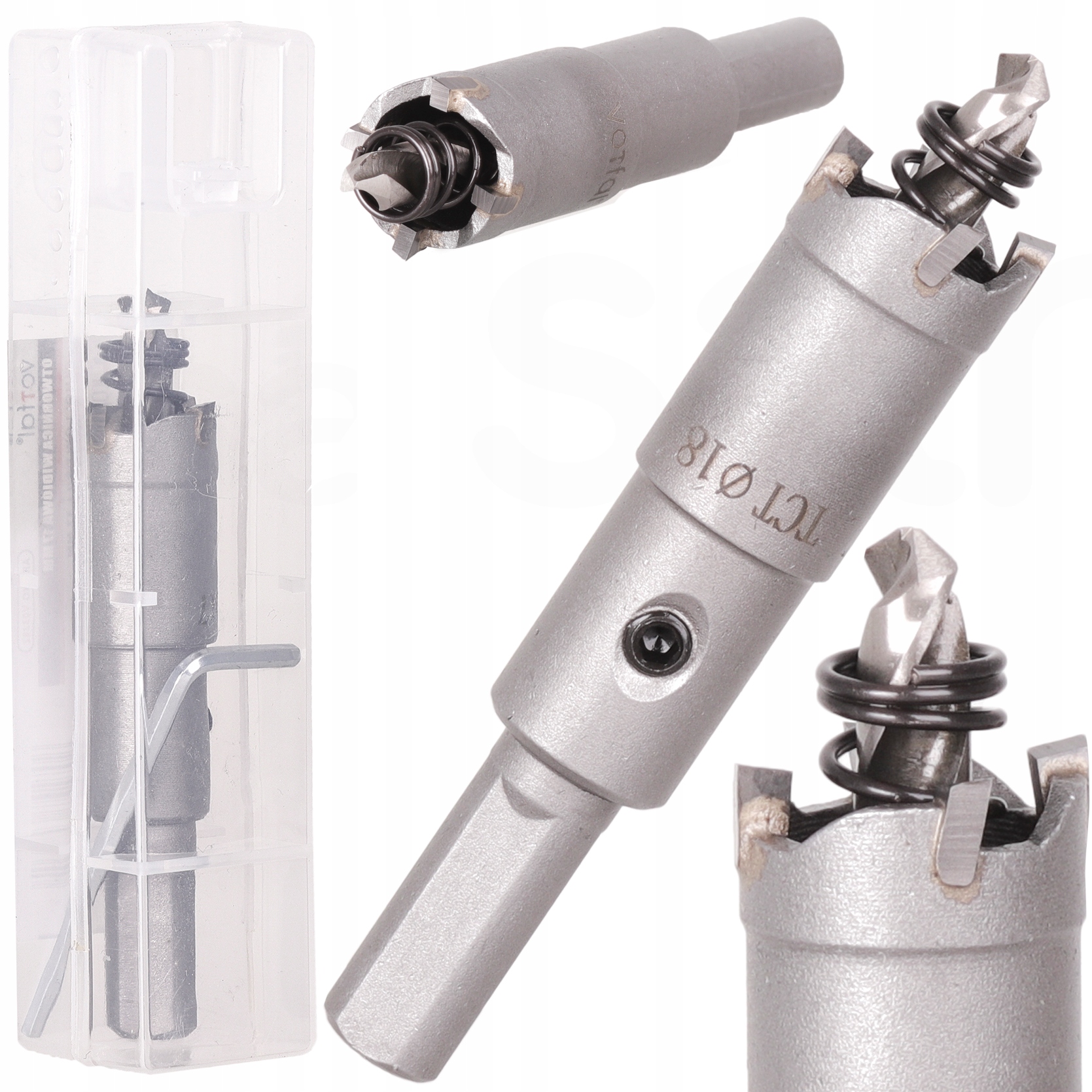 OTWORNICA WIDIOWA KORONKA DO METALU DREWNA 18 MM