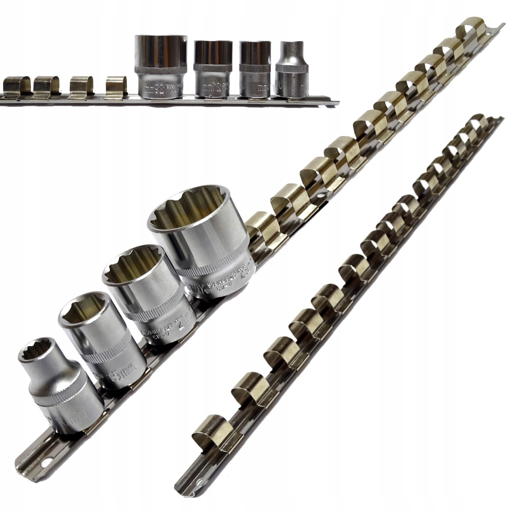 

Uchwyt Metalowy Listwa Na Nasadki 1/4''