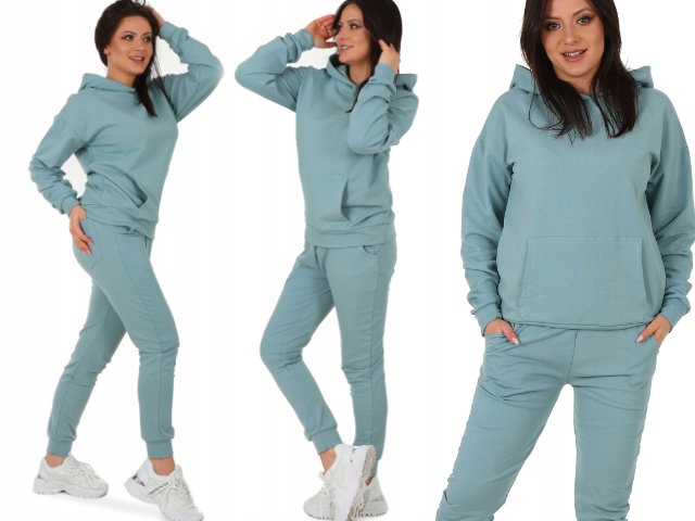 

F573 komplet Dres z Bluzą kangur kaptur