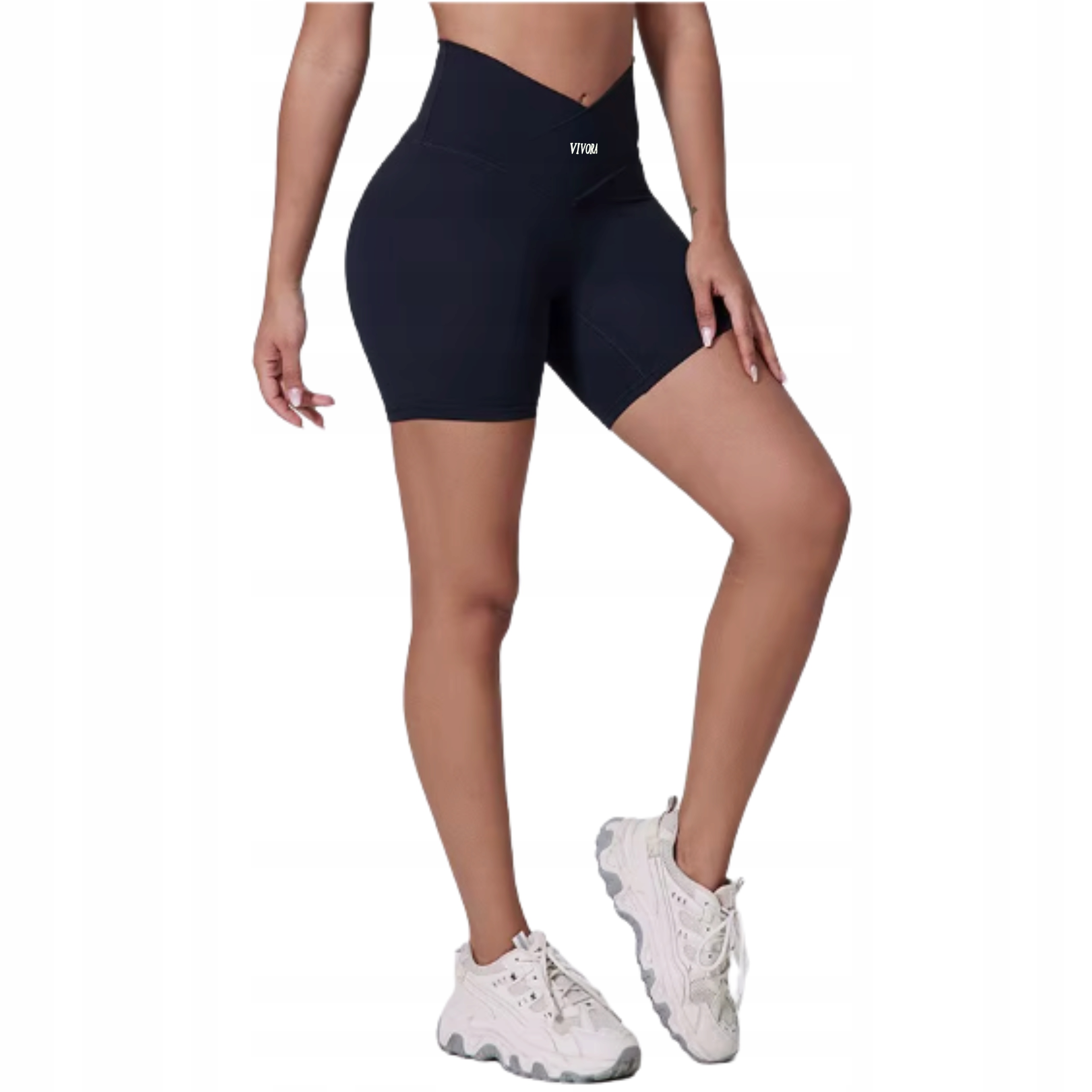 Vivora Hourglass Kraťasy S Vysokým Pasem, Černá, XL