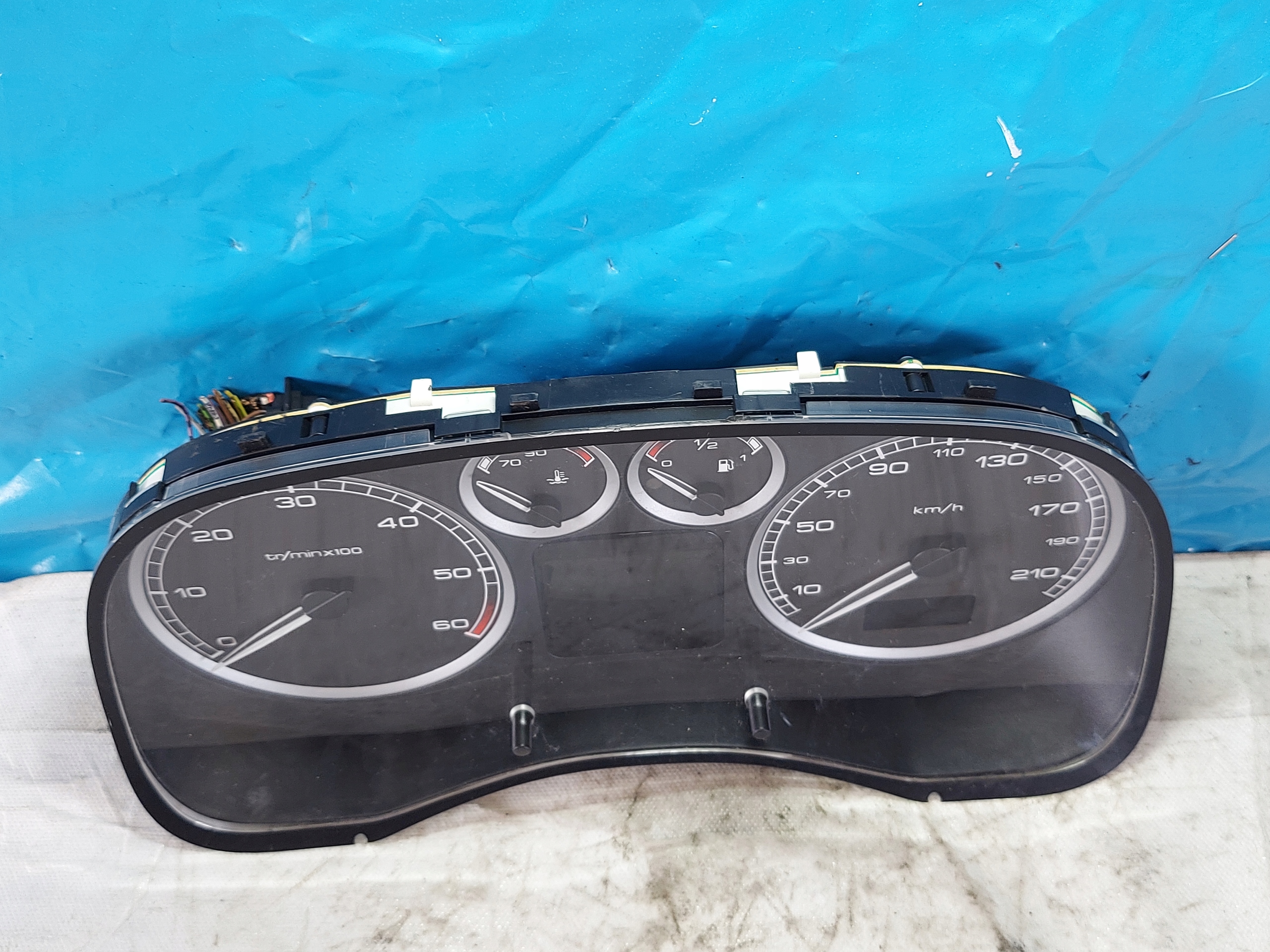 dials clock PEUGEOT 307 2.0 HDI P9646742480