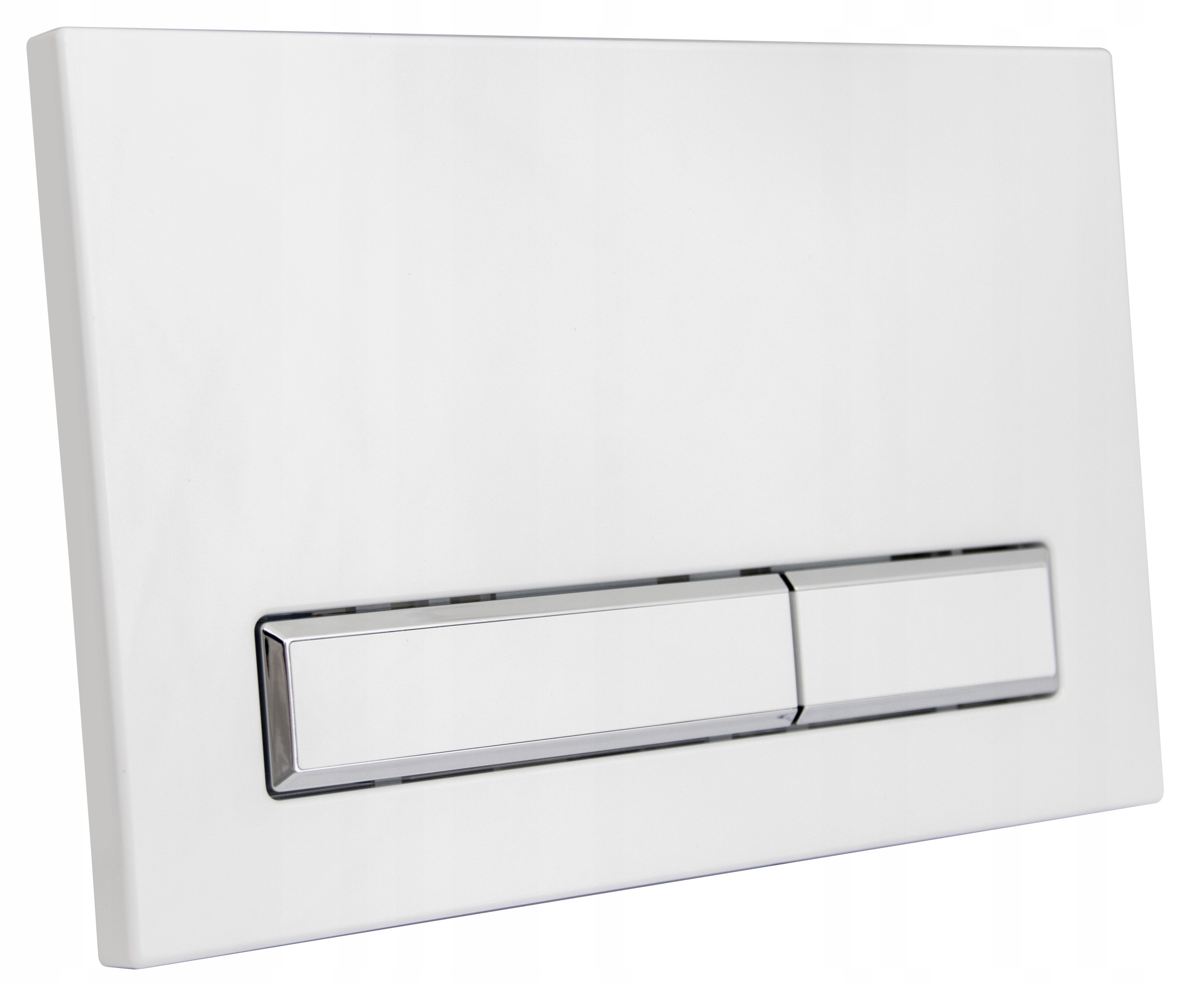 PRZYCISK DO SPŁUCZKI WC Cersanit BIAŁY CHROM M08 Przycisk Spłukujący do WC