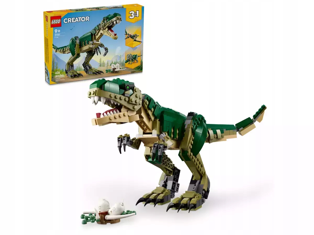Lego Creator 3v1 Tyranosaurus 31151