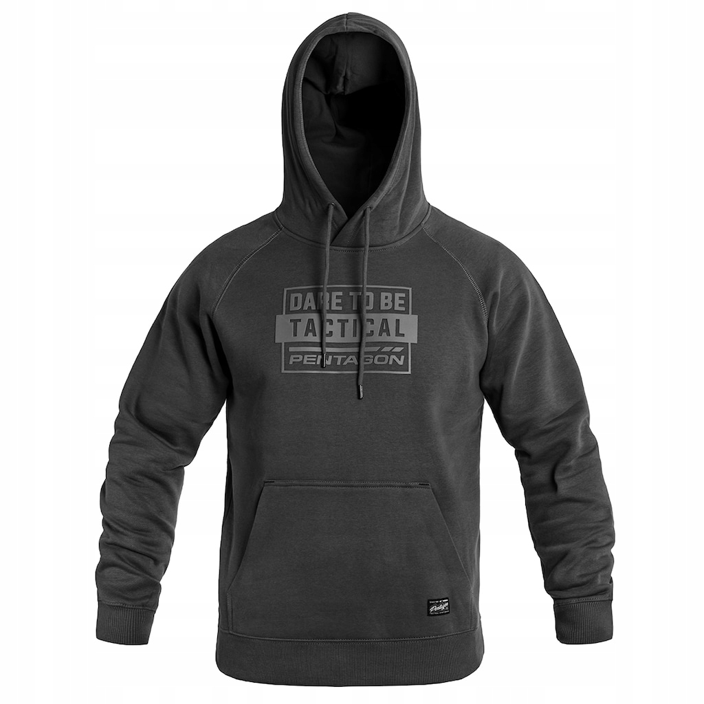 Bluza z kapturem męska sportowa bawełniana Pentagon Phaeton Dt Black M