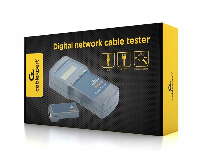 CYFROWY TESTER DO KABLI SIECIOWYCH LAN SIECI RJ45 RJ11 EAN (GTIN) 8716309065689