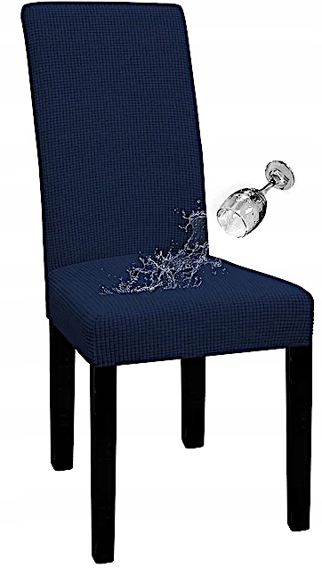 Pokrowce na krzesła, czarny 3d Wzór kostki EAN (GTIN) 5903857529012