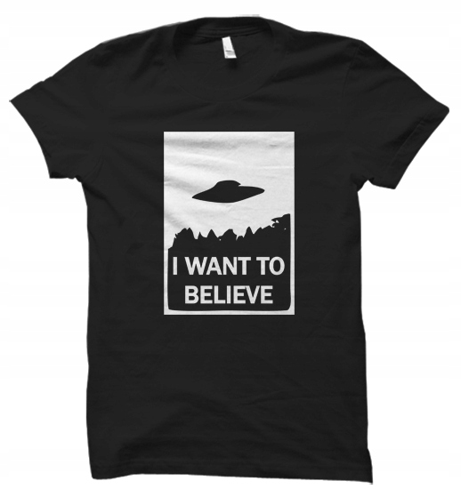 

I Want To Believe archiwum x koszulka damskaM