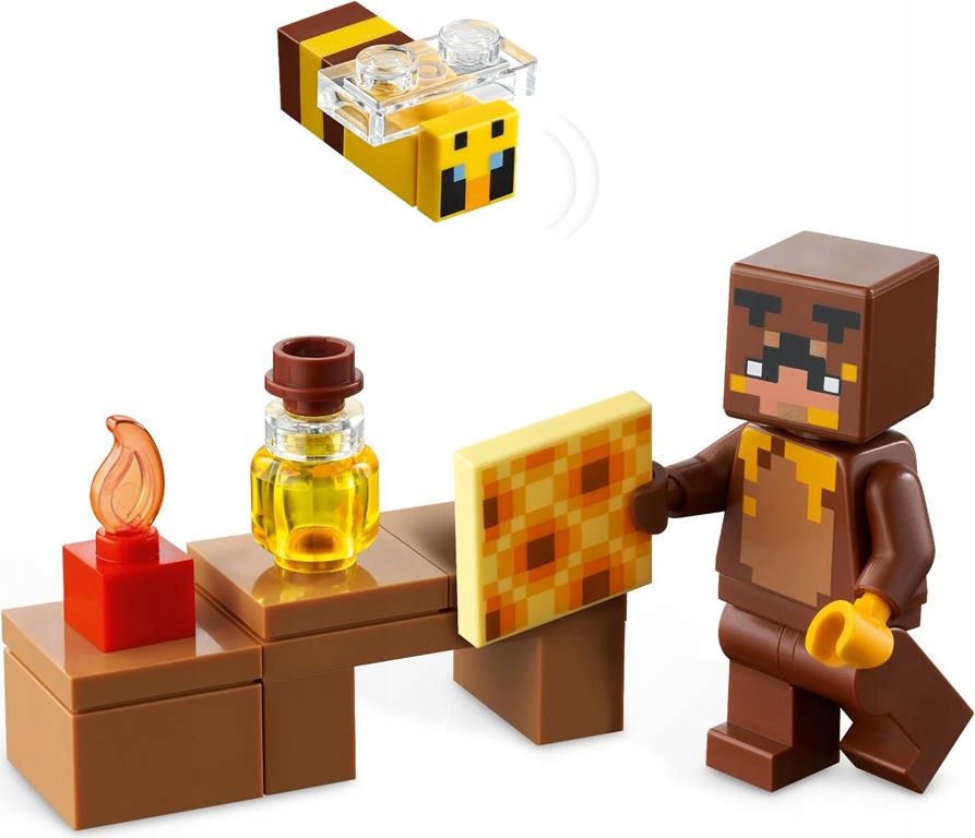 KLOCKI LEGO | MINECRAFT 21241 PSZCZELI UL Bohater Minecraft