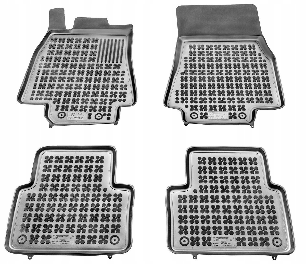 Gumové autokoberce Mercedes A-Class, W169, 2004-12