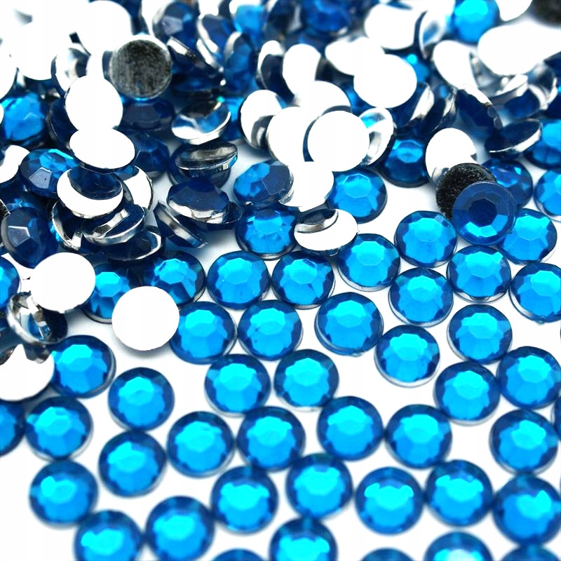 

Cyrkonie Do Paznokci Diament Błękitny 6mm 1000szt