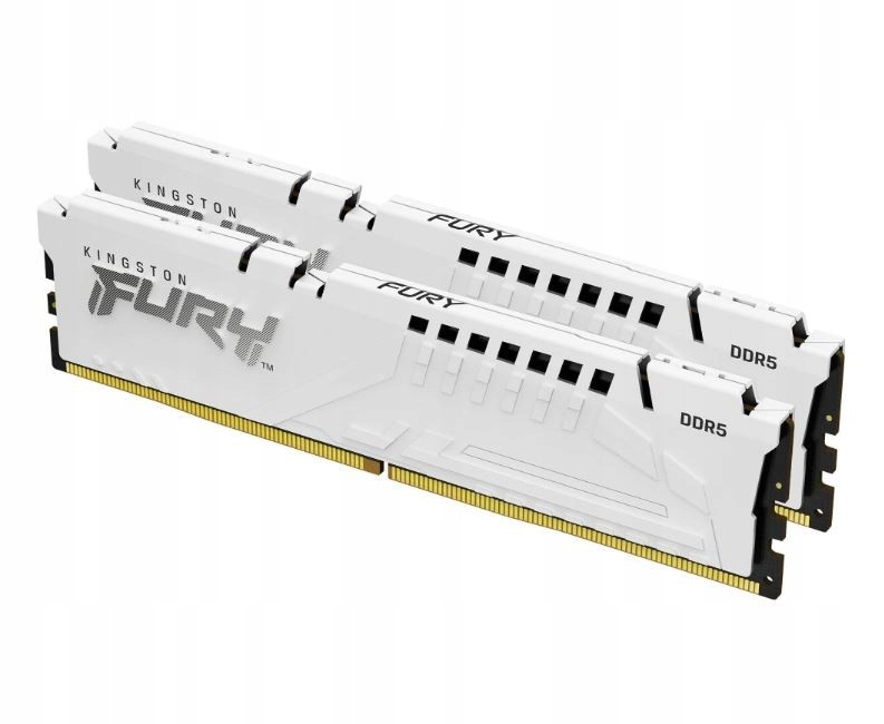 Kingston Paměť DDR5 Fury Beast 32GB (2*16GB)/6000 CL36 bílá