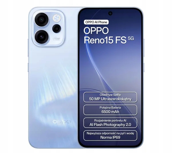 Smartfon OPPO Reno 15 FS 5G 8/512GB 6.57