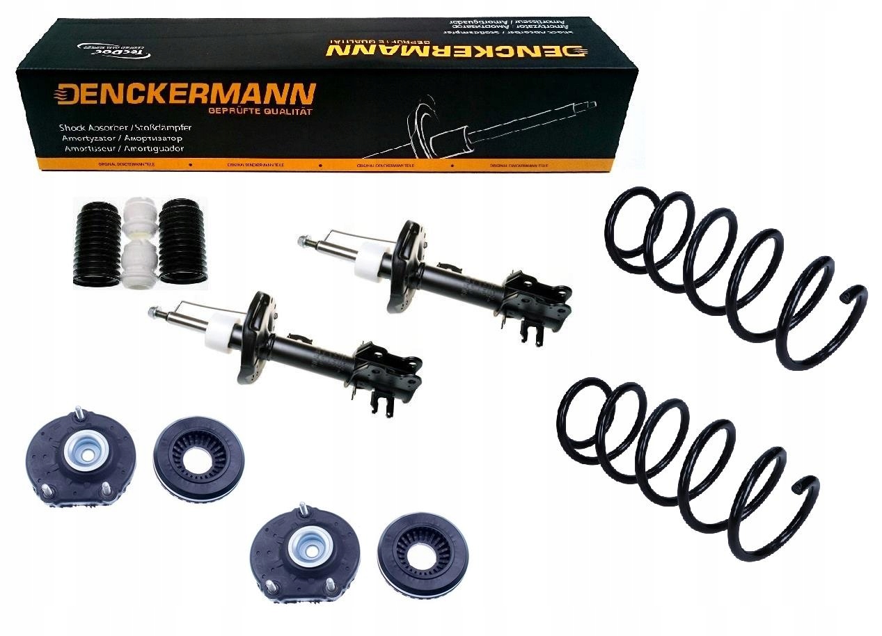 Tlumiče Pružiny Fiat Qubo Přední Sada