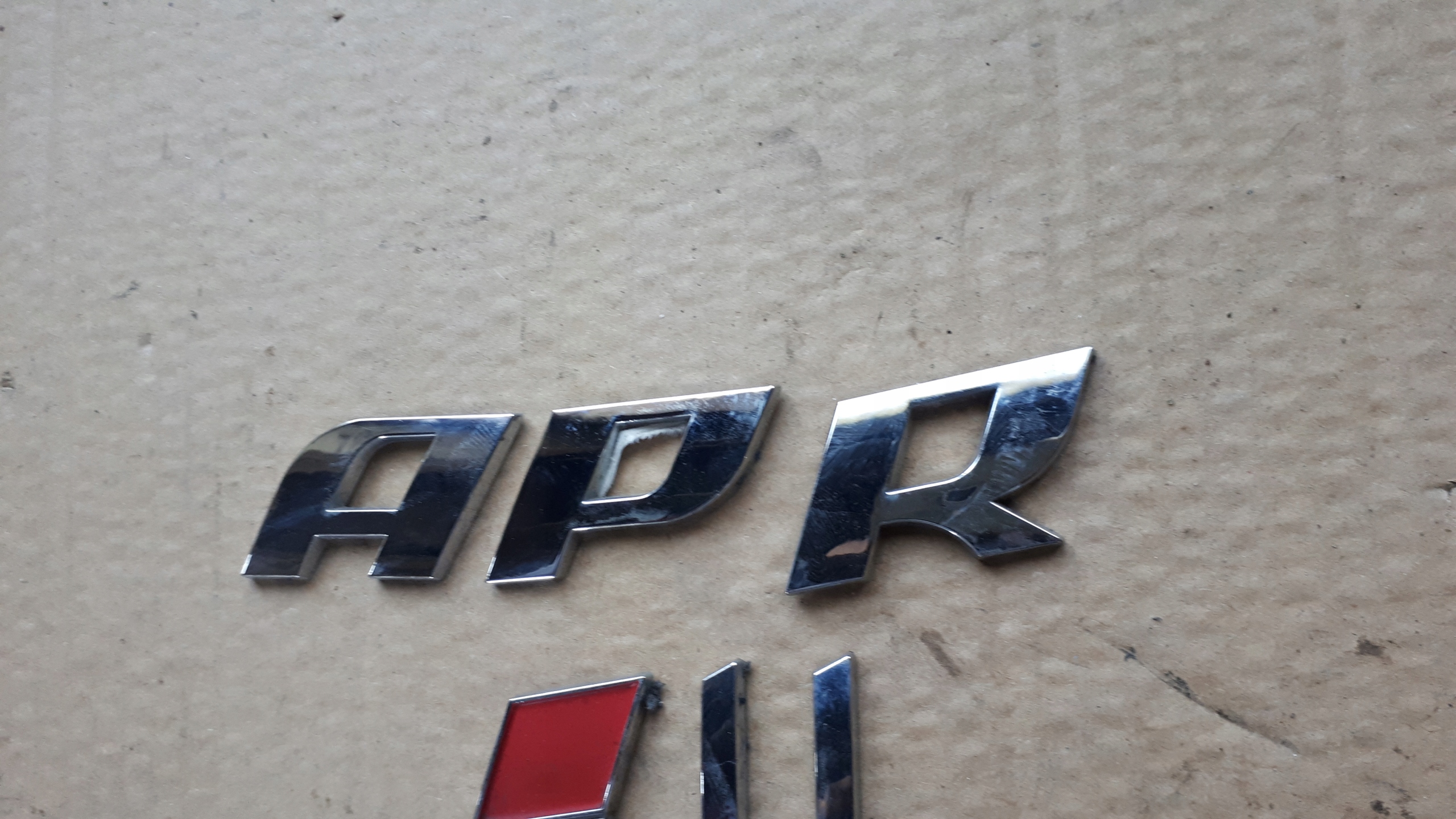 S4 B8 A4 EMBLEMAT logo APR STAGE II S5 A5 SQ5