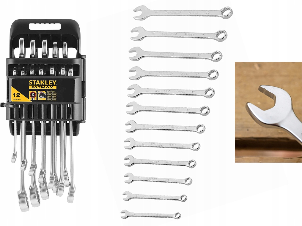 Stanley Sada očkoploché kľúče 8-19mm 12ks FMMT82845-0