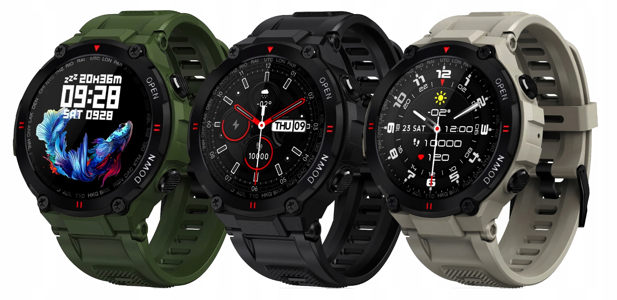 SMARTWATCH ZEGAREK SMARTBAND SMART WATCH DAMSKI SPORT PULS MĘSKI POŁĄCZENIA Rodzaj smartwatch