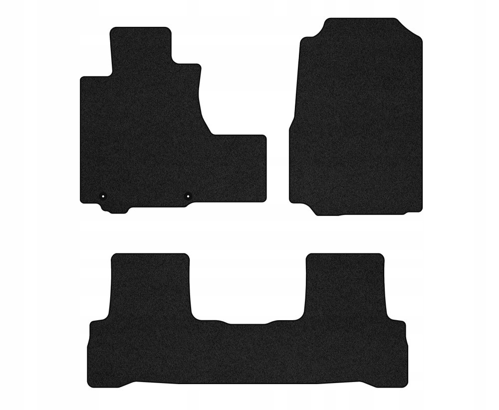Dywaniki welurowe Premium HONDA CR V III 2006 2011 Color black