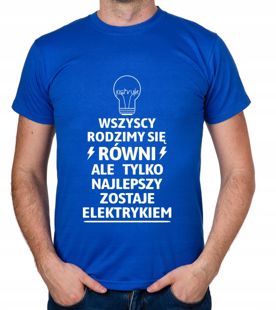 

koszulka Dla Elektryka Elektryk Pomysł prezent