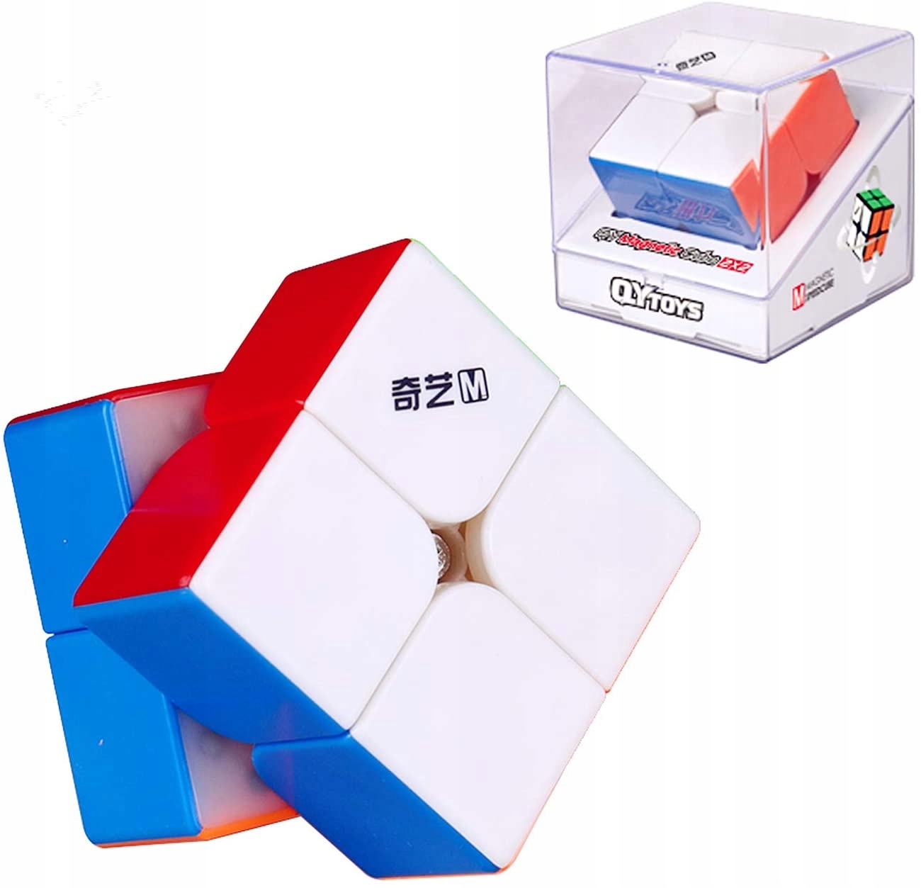 MAGNETYCZNA KOSTKA QY 2M 2x2x2 do układania