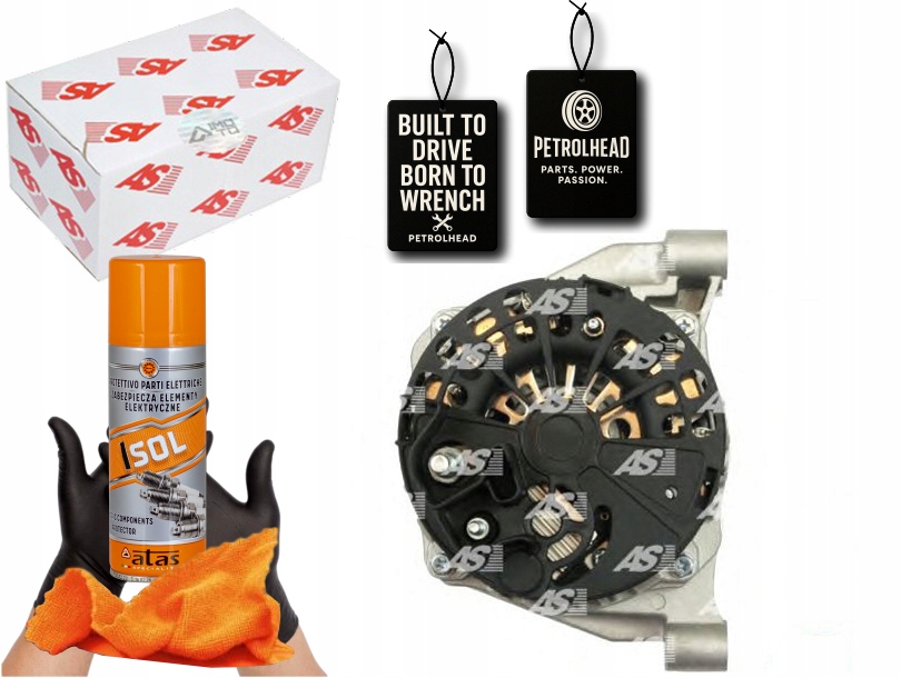 Alternátor Punto 1.2 8V 16V 01-03 85A As-pl #Petrolhead Pro+ Kit4