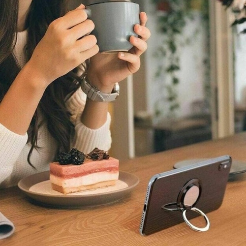 ETUI DO IPHONE 17 PRO CASE + SZKŁO 9H WZMACNIANE 360°CLEAR + UCHWYT RING Kolekcja ETUI + SZKŁO 9H + RING