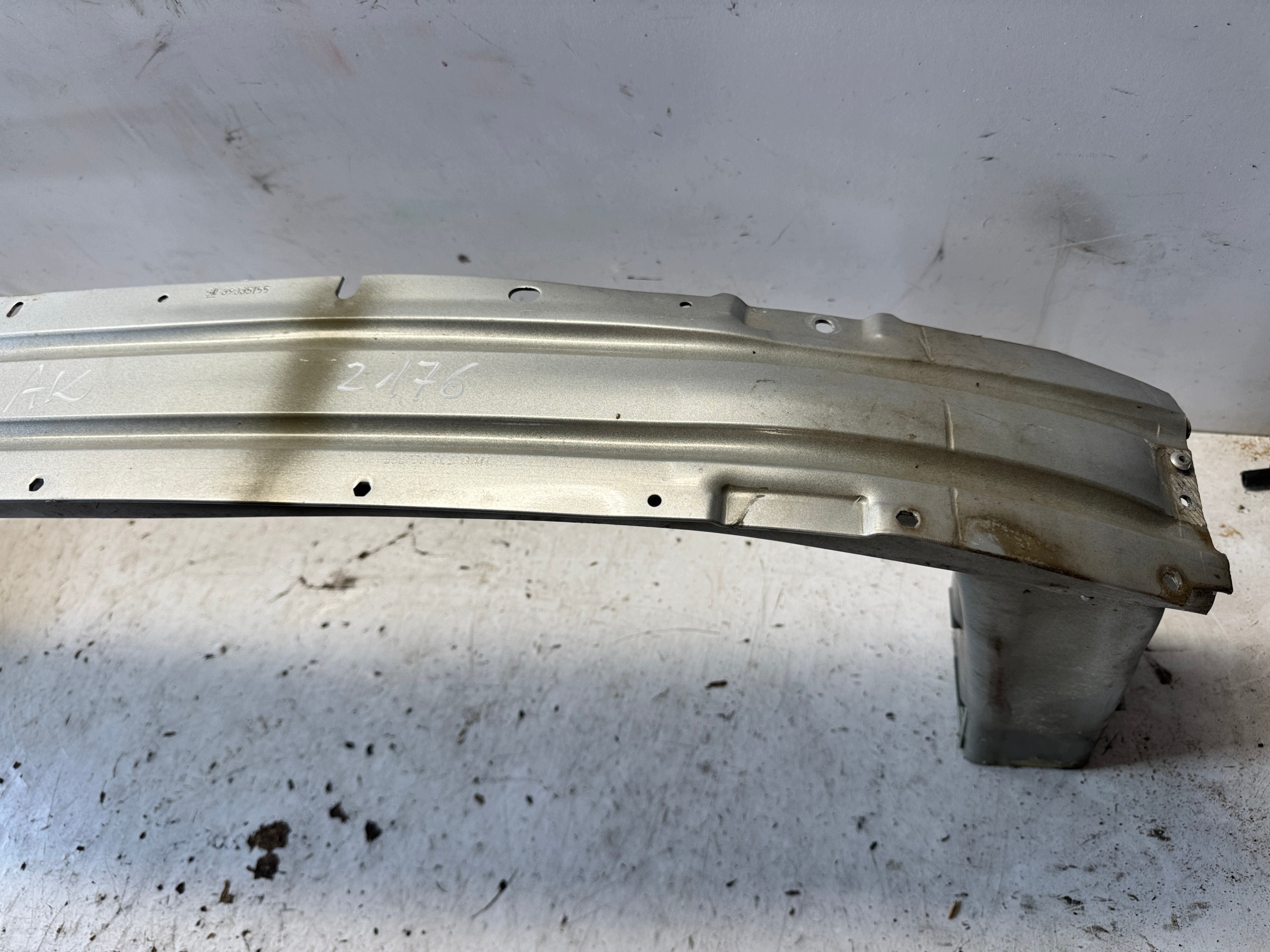 OPEL ASTRA K pillar bumper support front Z176 SREBRNA