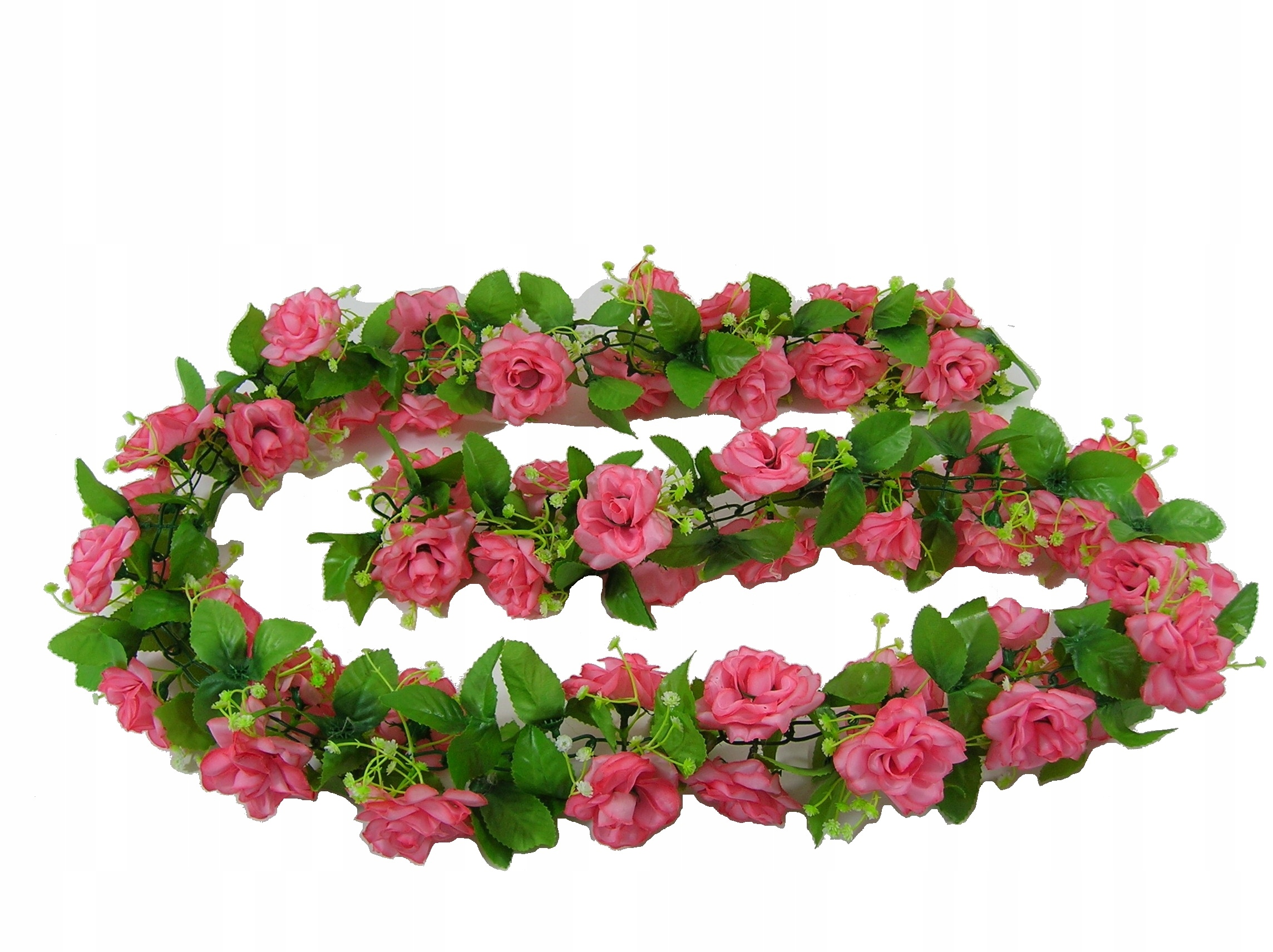 A.RG GIRLANDA Z RÓŻAMI RÓŻOWE RÓŻE GIRLANDY NA KRZYŻ