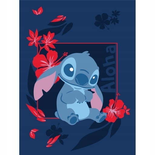 Koc kocyk Flanelowy 110x150cm Stitch