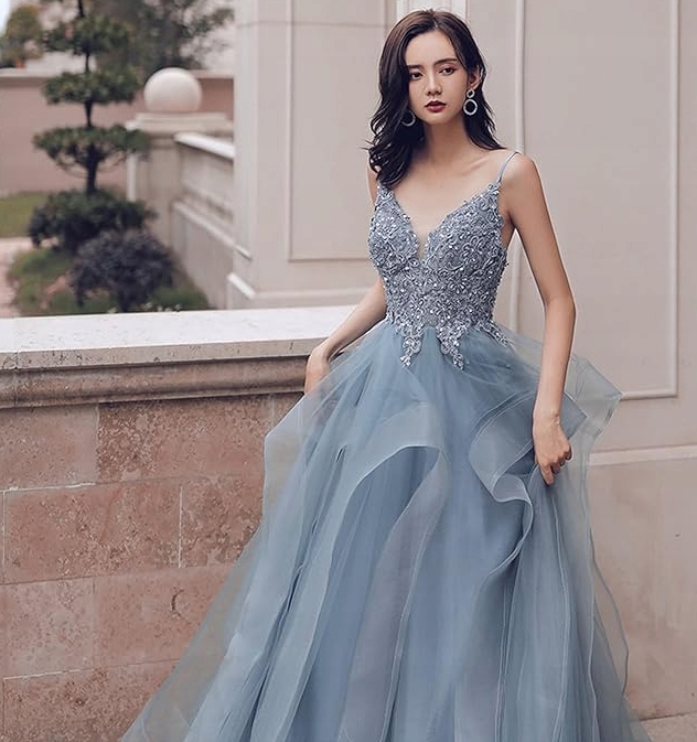 Zdobená Tylová Nádherná Šaty Sukně 36 S