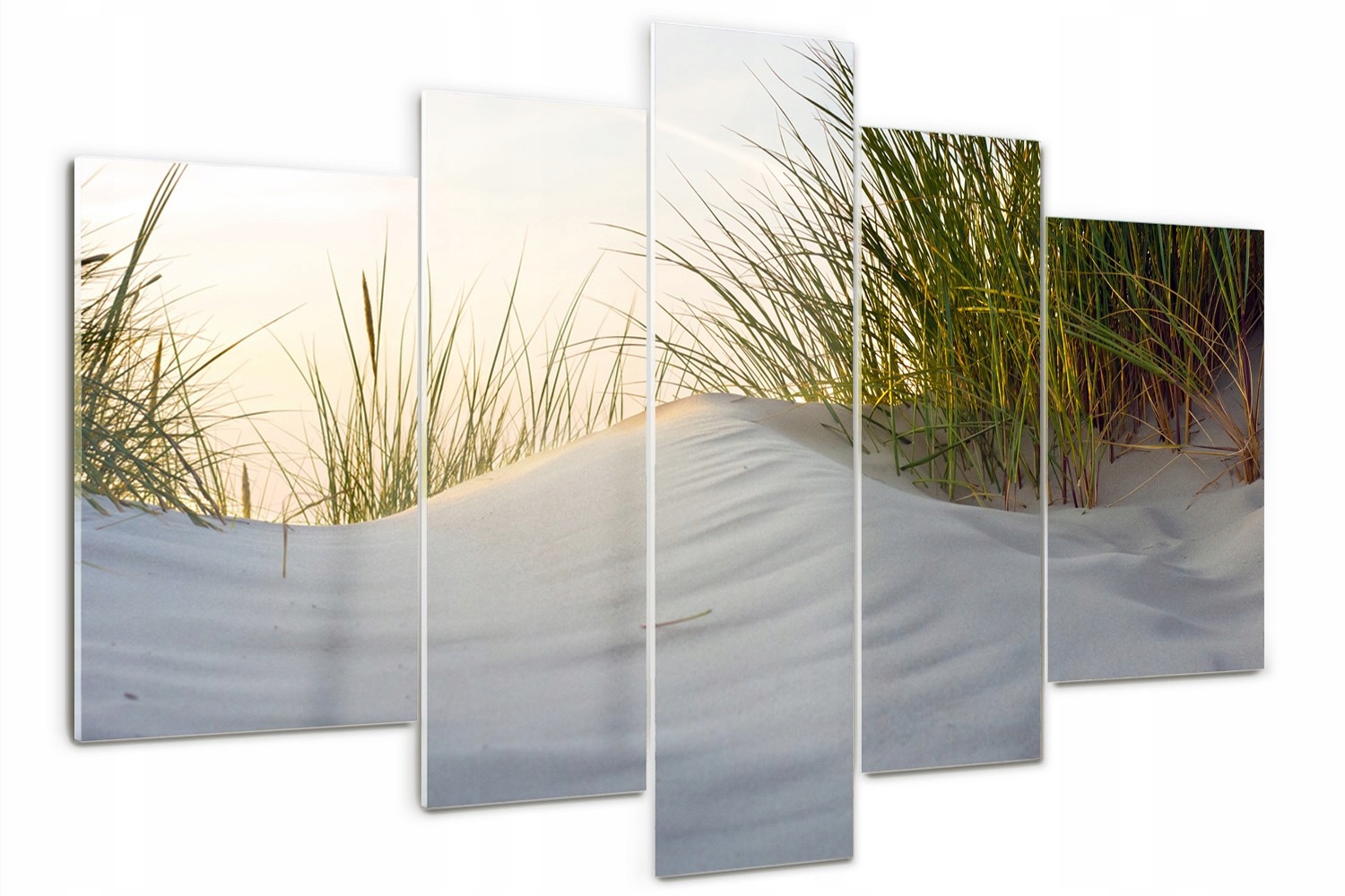 

Foto Obraz szklany tryptyk Nadmorskie wydmy