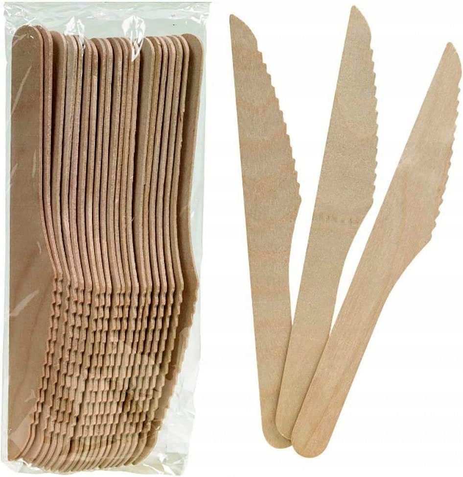 

Ekologiczne Noże drewniane 16,5cm 25 sztuk