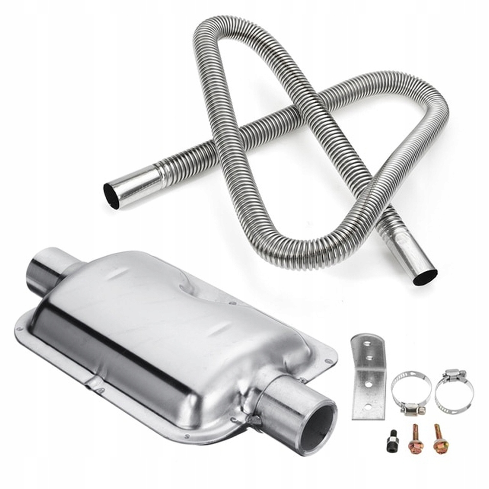 TŁUMIK WYDECHU RURA SPALIN ZESTAW WEBASTO Ø24 1,5M