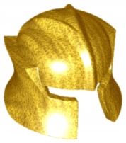 

Lego 48493 hełm castle rycerz złoty pearl 1 szt N