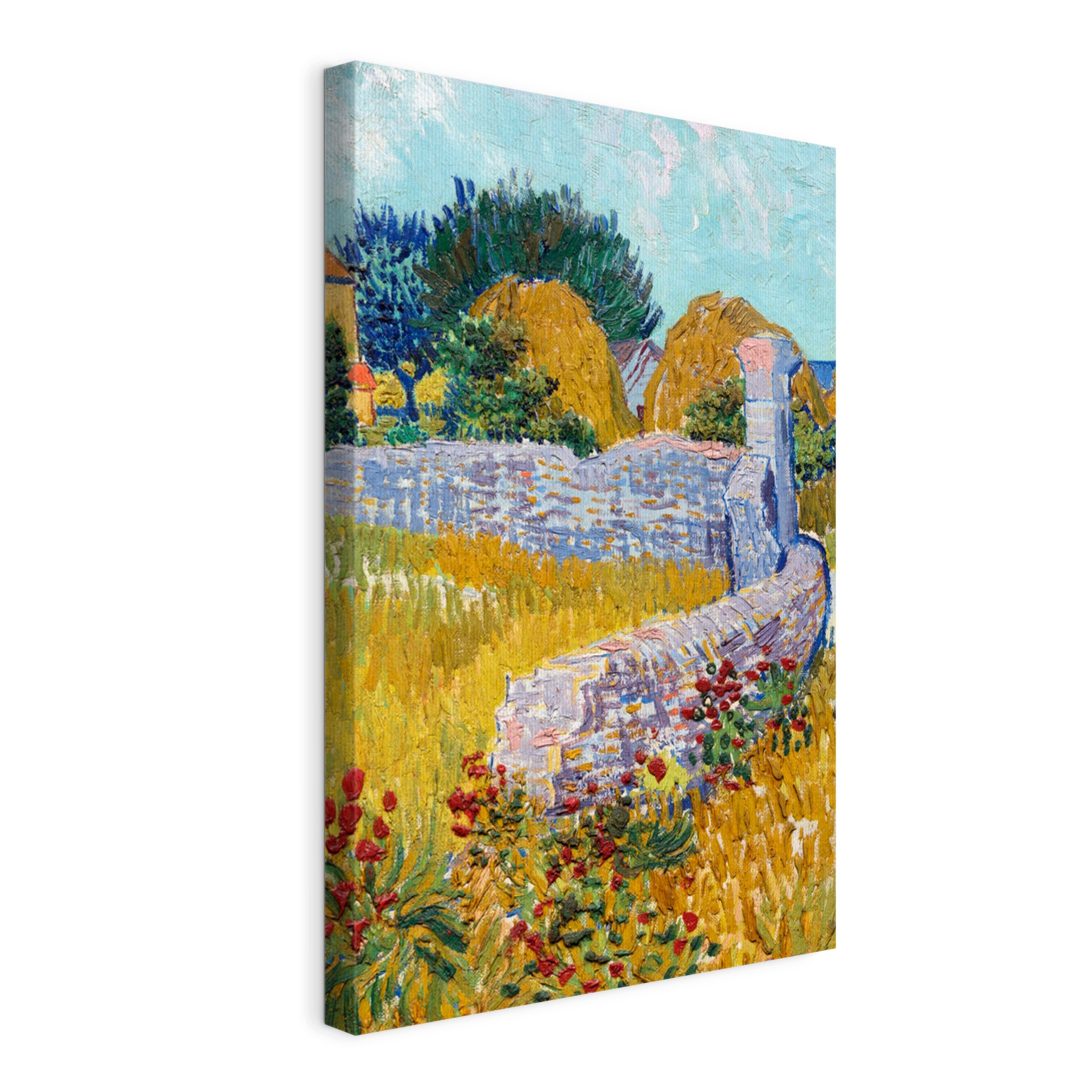 Obraz na plátně Vincent van Gogh Farma v Provence 50x75 cm