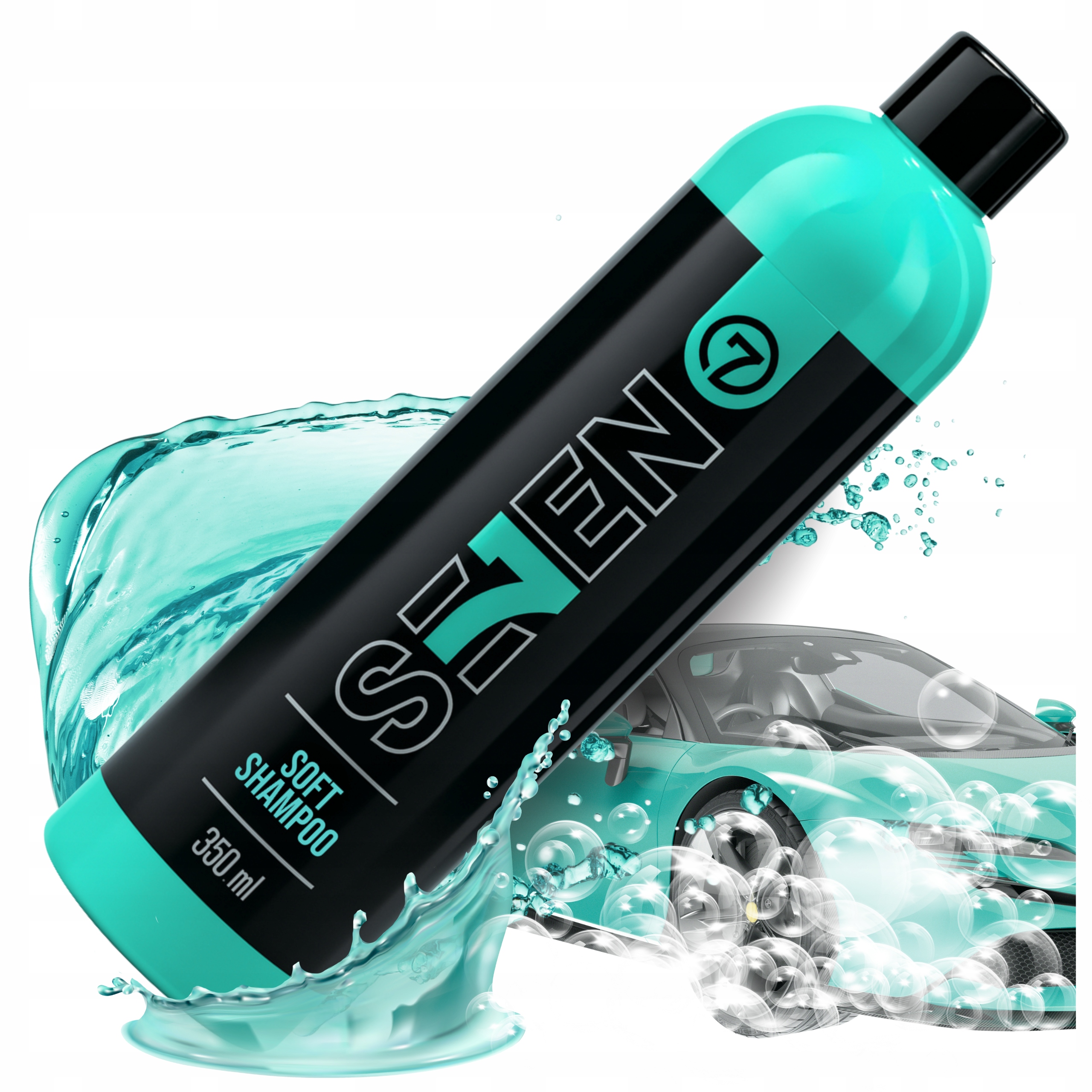 Szampon do mycia auta samochodu Seven Soft Shampoo 350ml Delikatny Piana