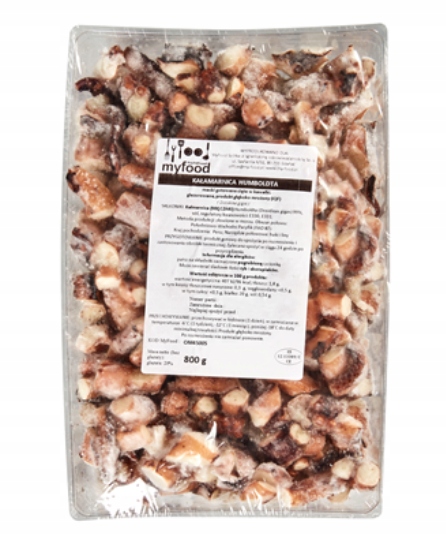 Levně Myfood Kalamarnica chapadla vařená, nakrájená na plátky 800 g