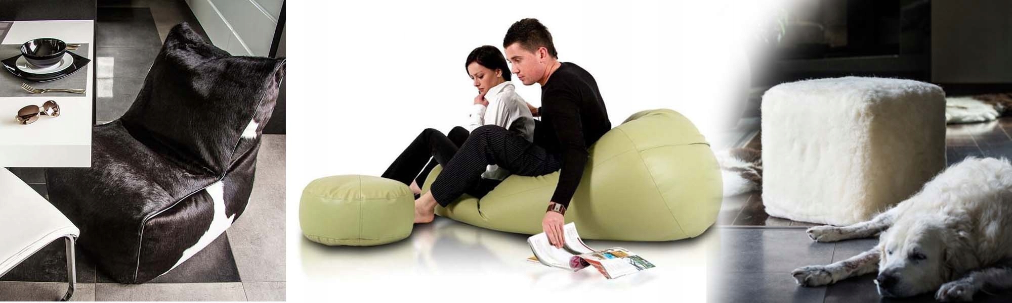 150X120 NIEBIESKA PUFA PODUSZKA KOLORY DO WYBORU Głębokość mebla 150 cm