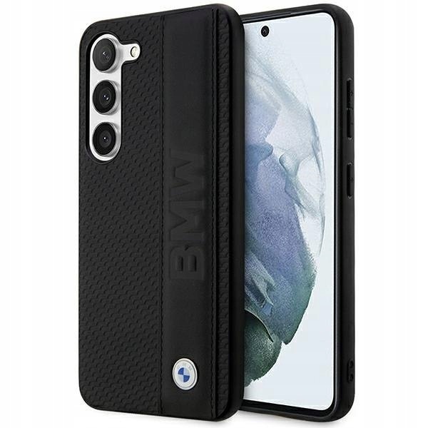 Etui Bmw BMHCS23M22RDPK S23+ S916 czarny/black hardcase Leather Texture