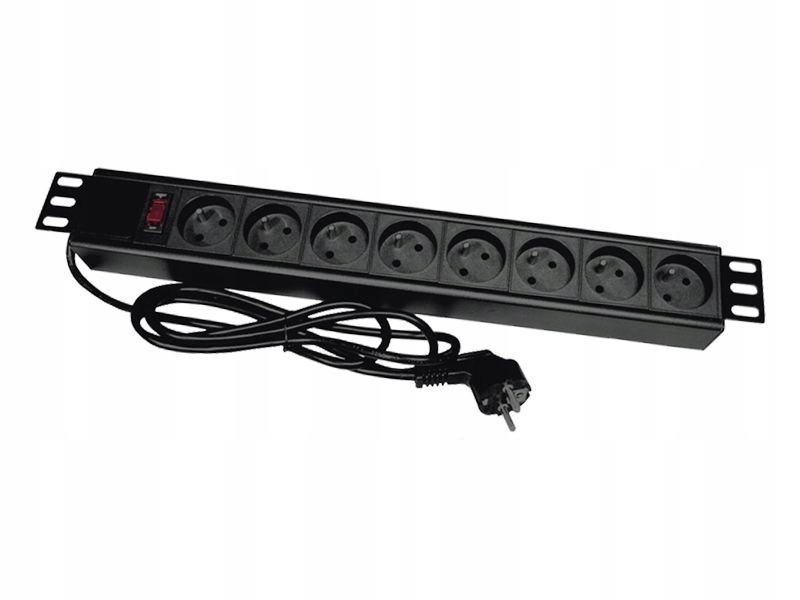 Alantec Listwa zasilająca 19 8xCEE 7/5 wtyk Cee 7/
