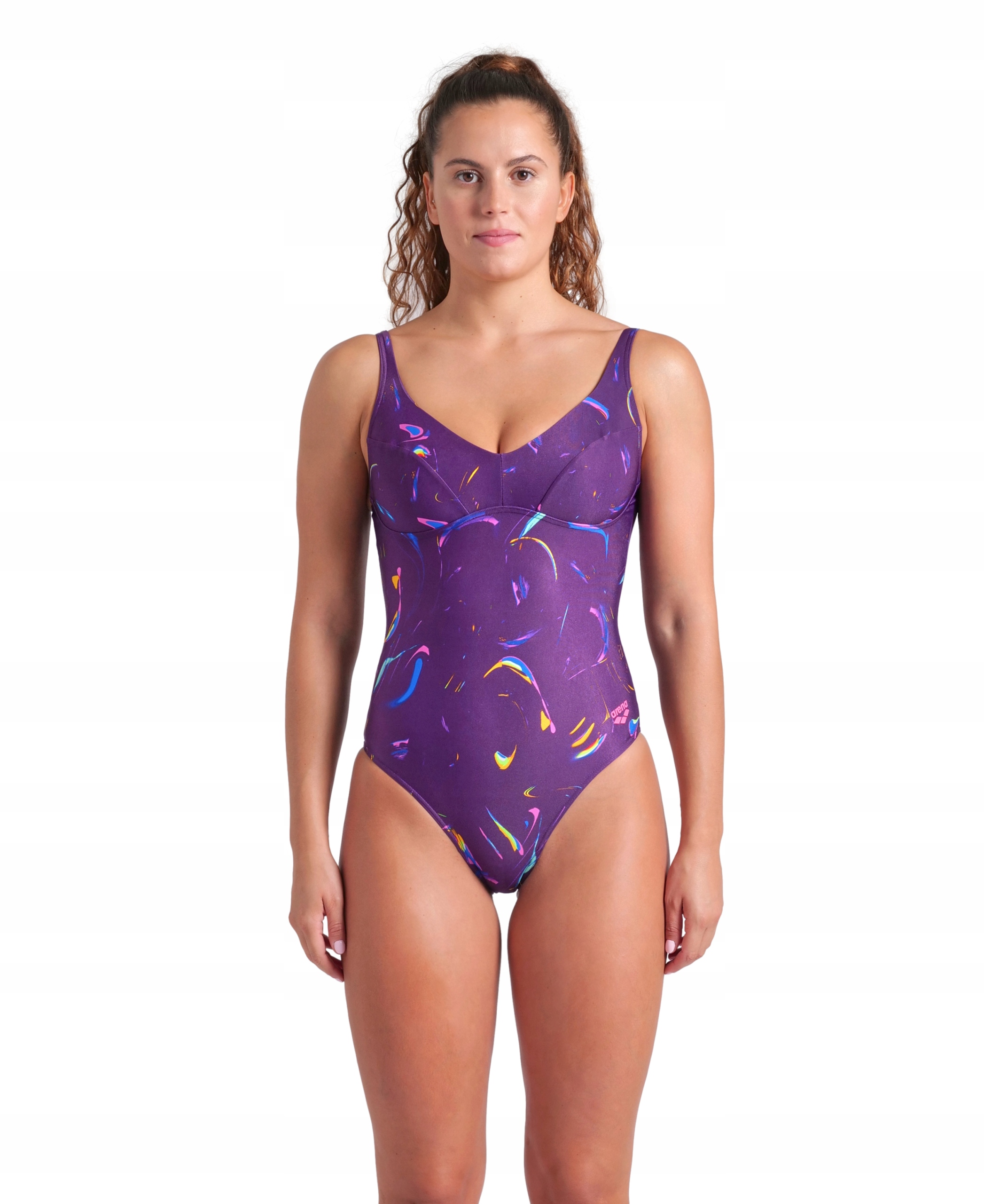 Strój kąpielowy damski Arena Abyss Swimsuit U Back 40