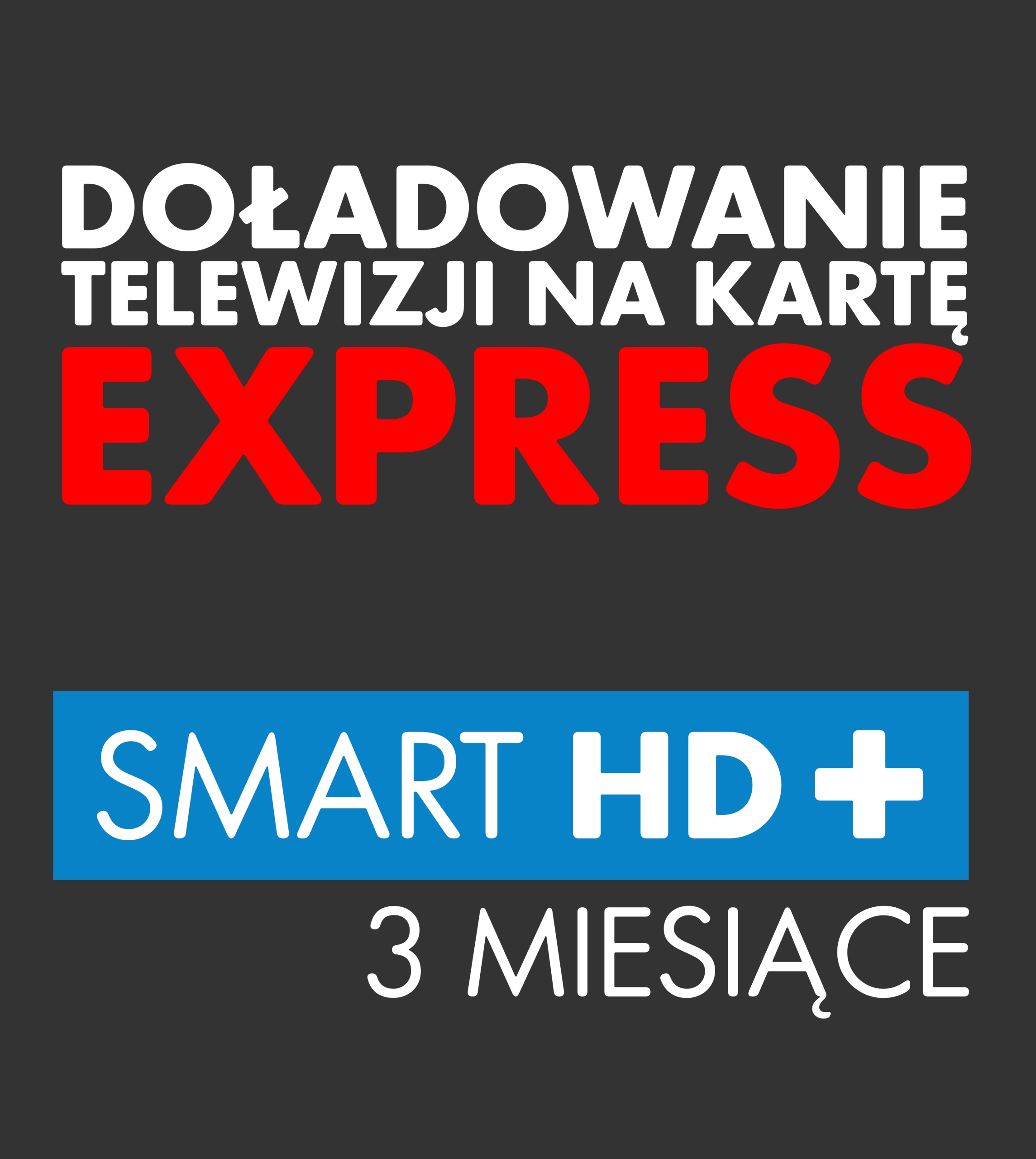 Doładowanie Telewizja na Kartę SMART HD+ 3 msc