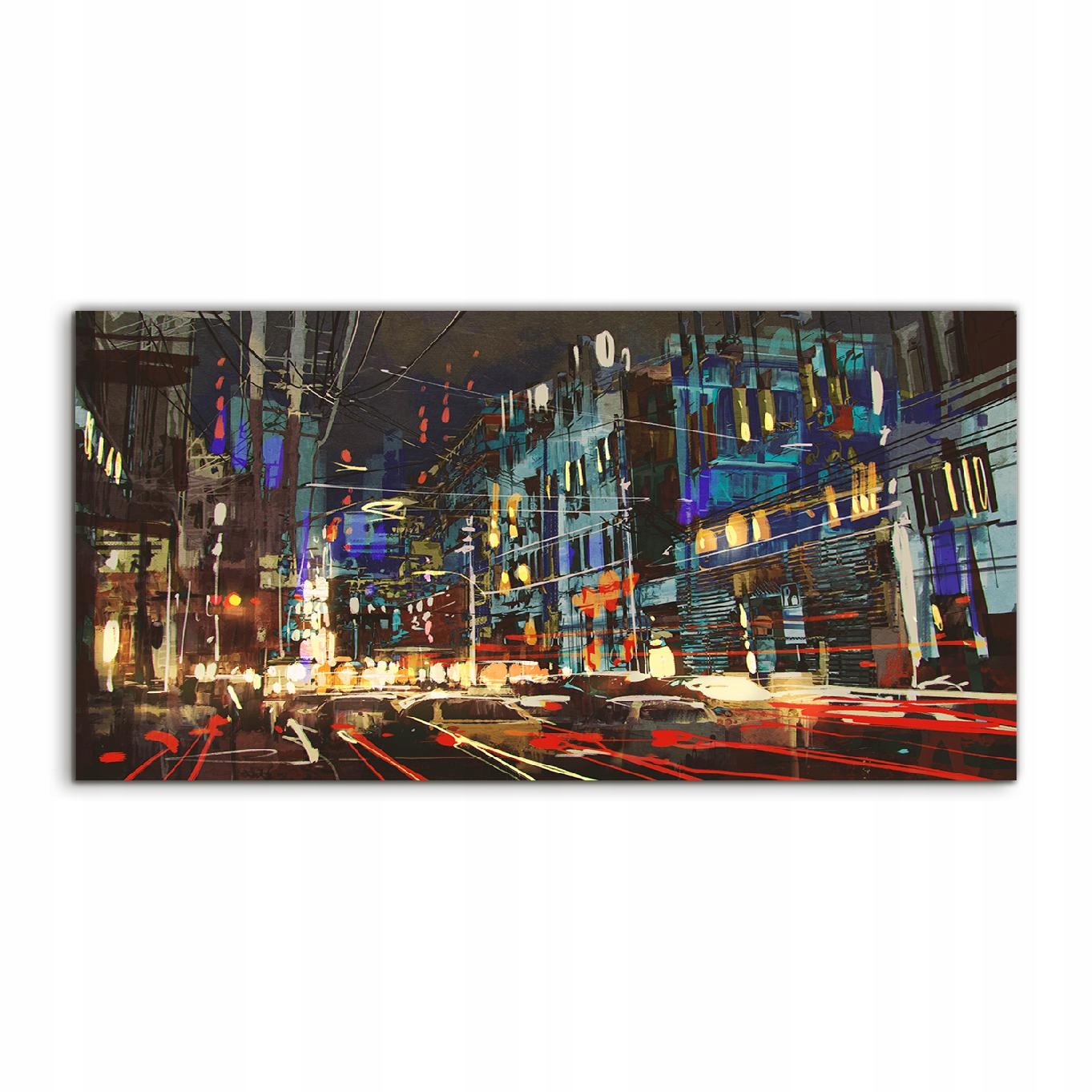 

Obraz akrylowy 100x50 z nadrukiem Miasto Noc Ulice