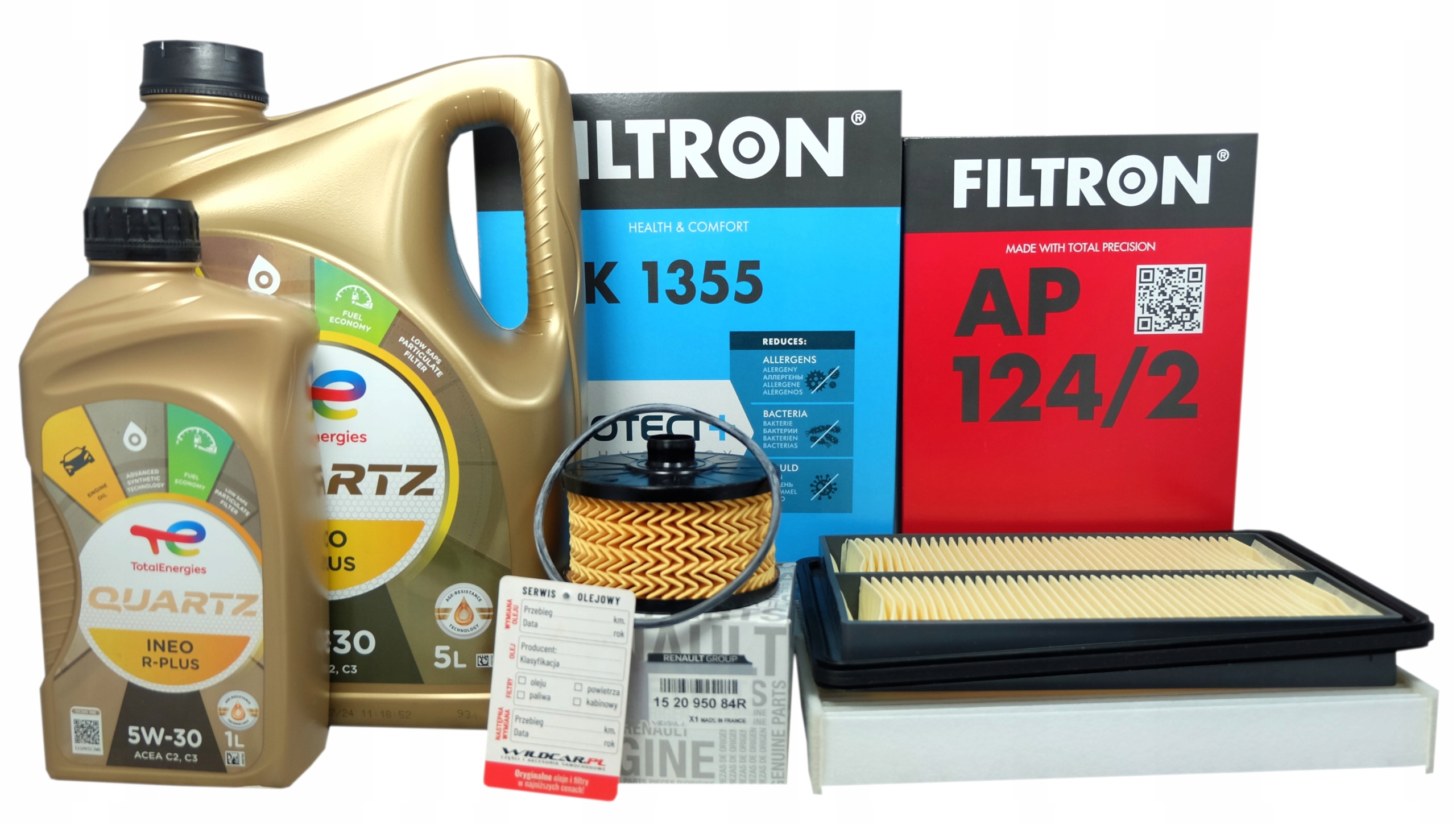 3 Filtre olej Renault Kadjar 1.3 TCe 2018-2022