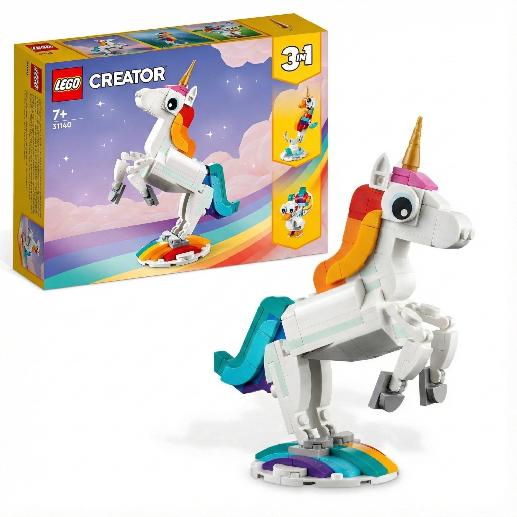Lego Creator 3 w 1 Magiczny jednorożec 31140