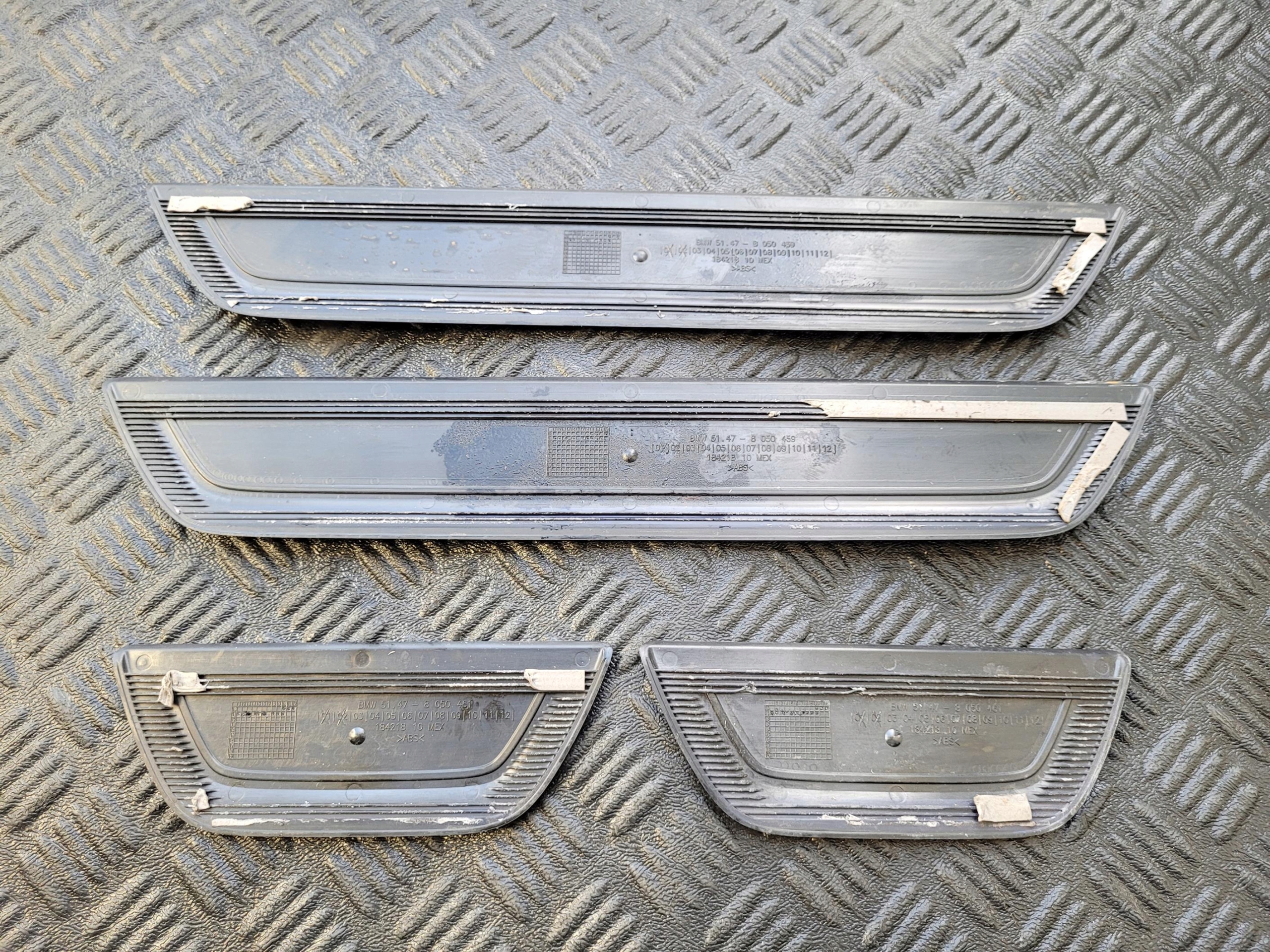 moulding cap threshold front rear part left right BMW X3 F25 M PAKIET