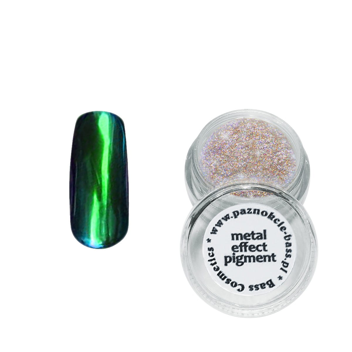 

Pigment metaliczny chrom 07 Bass Cosmetics