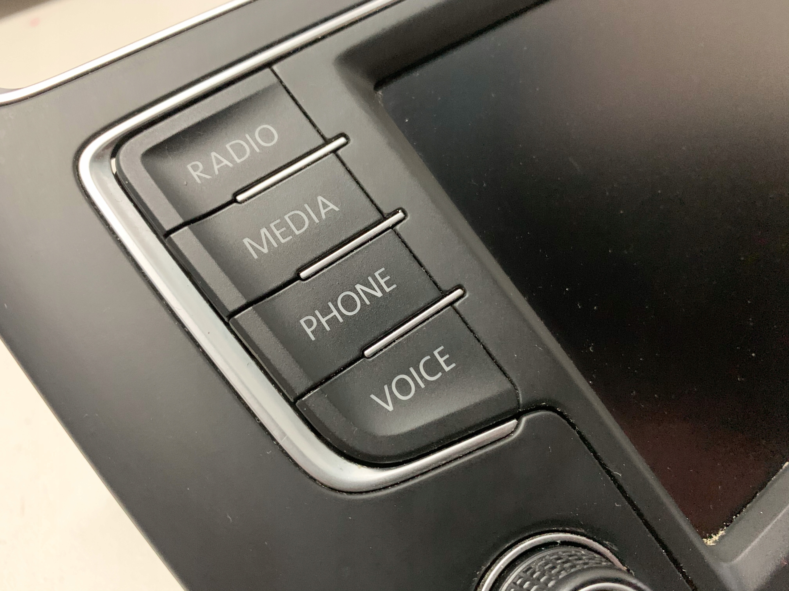 navigation NAVI radio player display Polo 6C